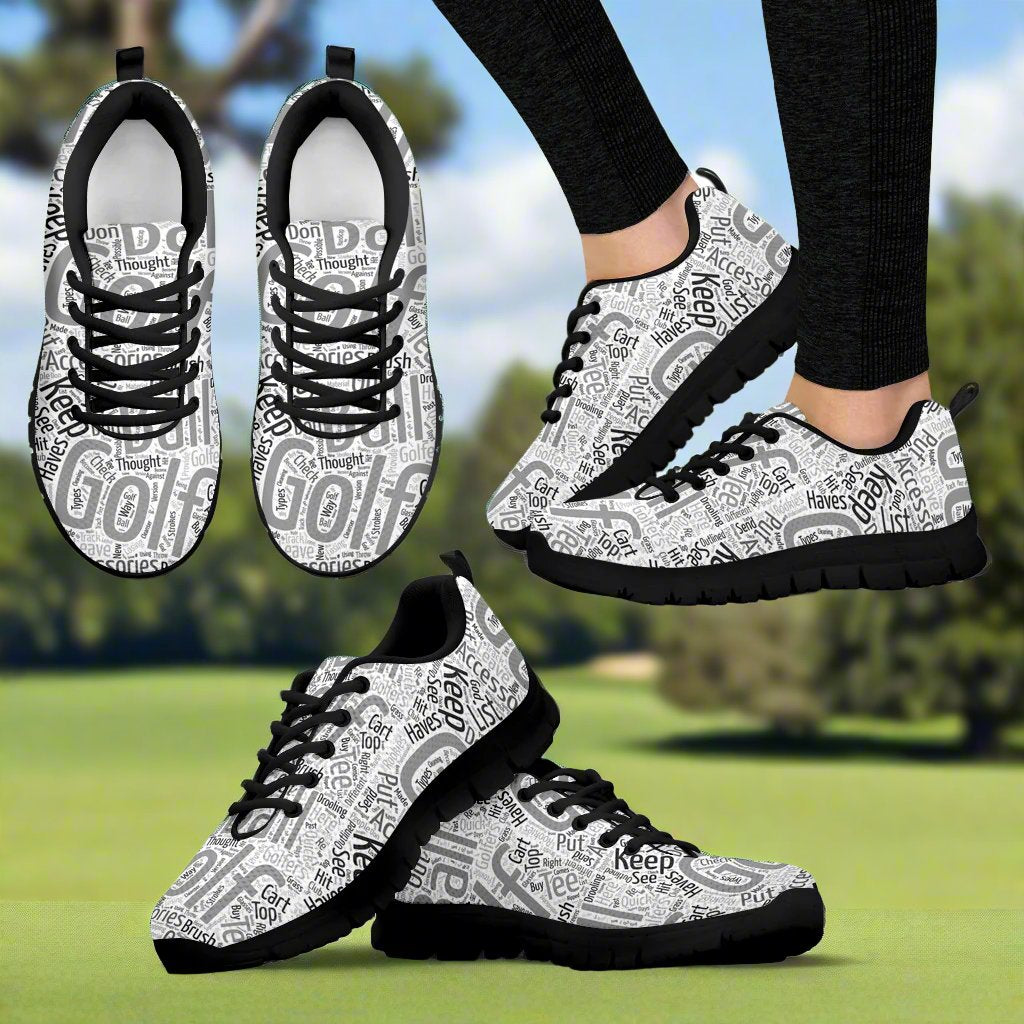 GOLF TEXT Women's Sneakers