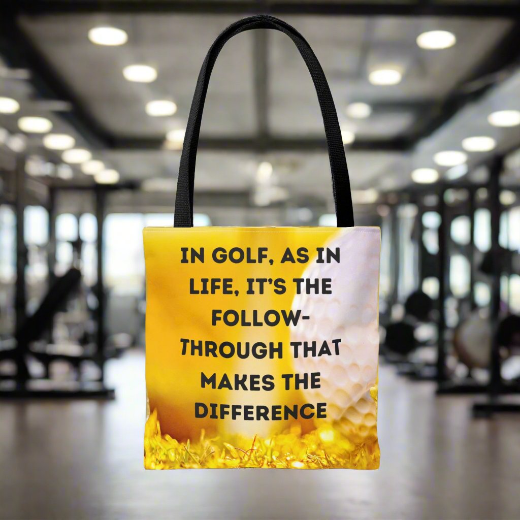Golf Inspired Tote Bag