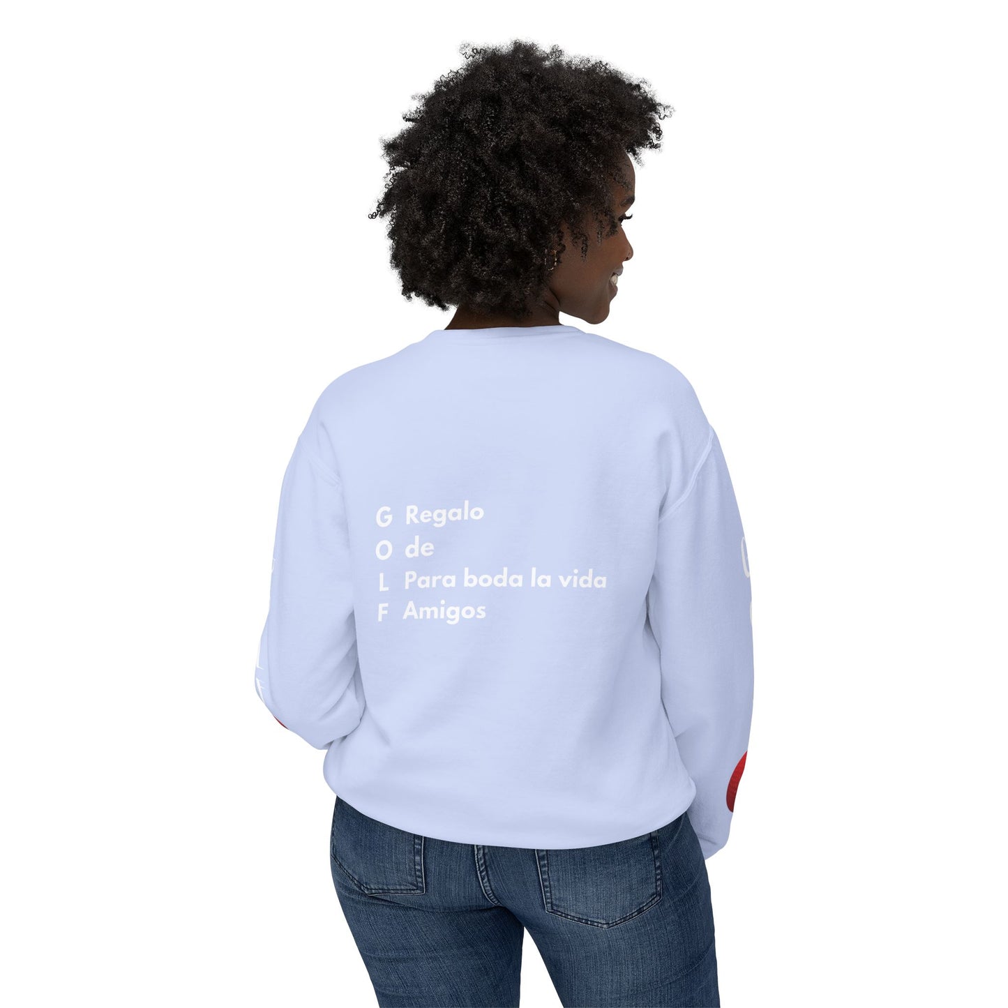 Sudadera unisex ligera con cuello redondo