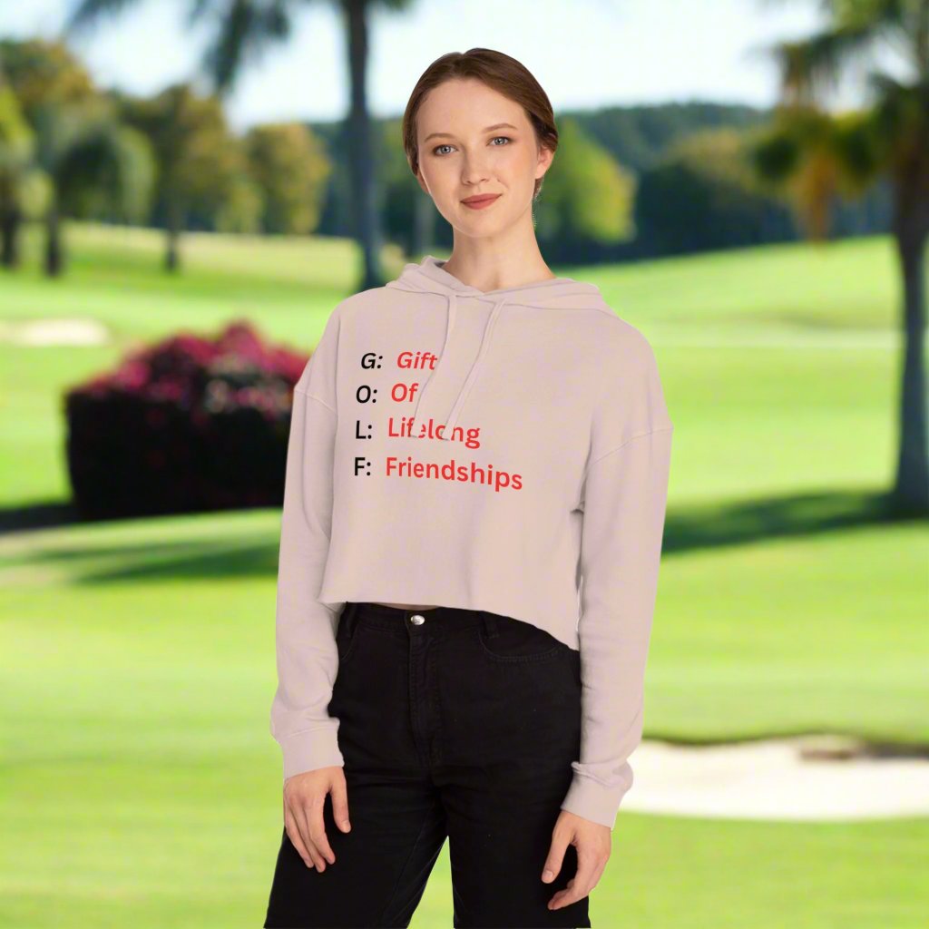 Women’s Golf Cropped Hooded Sweatshirt