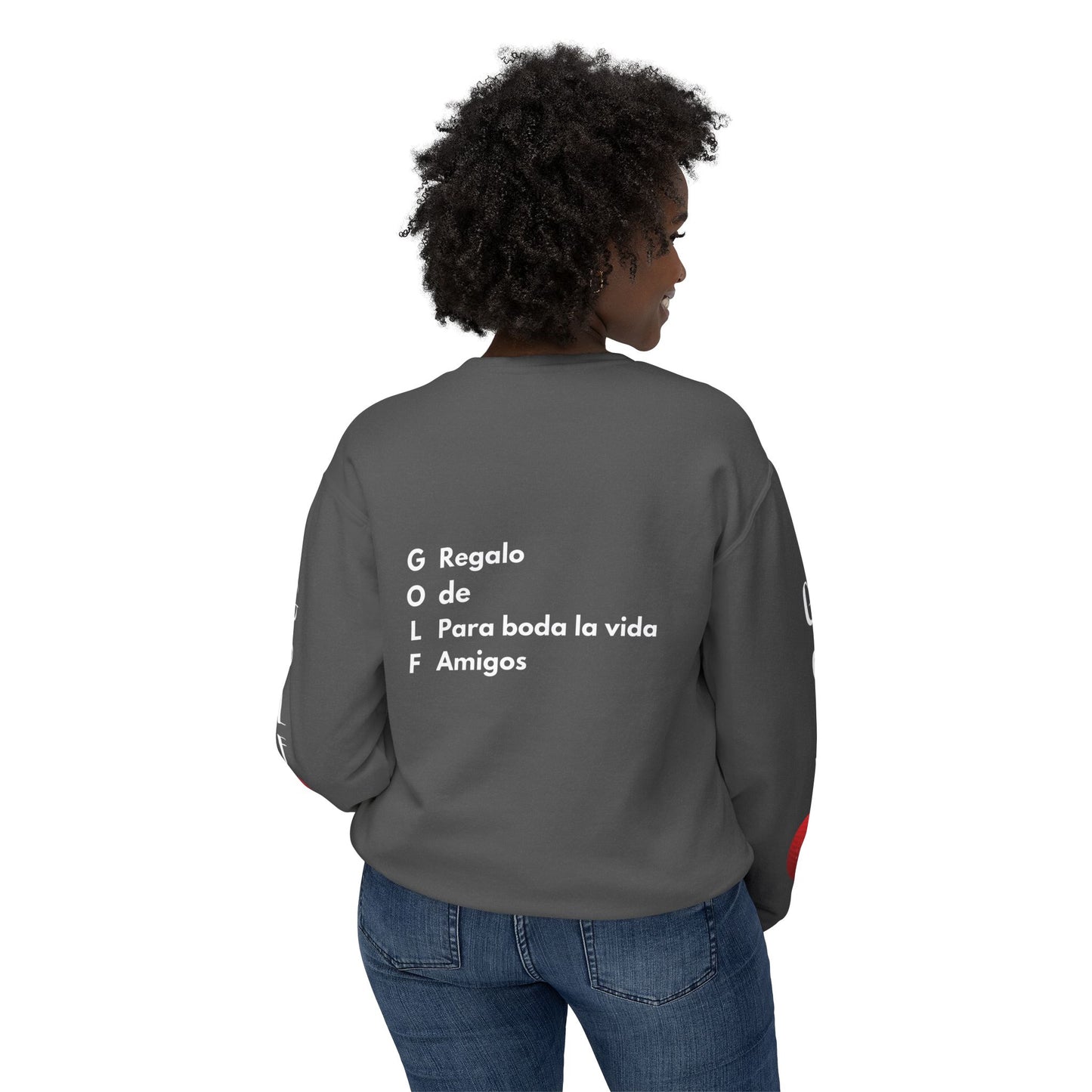 Sudadera unisex ligera con cuello redondo