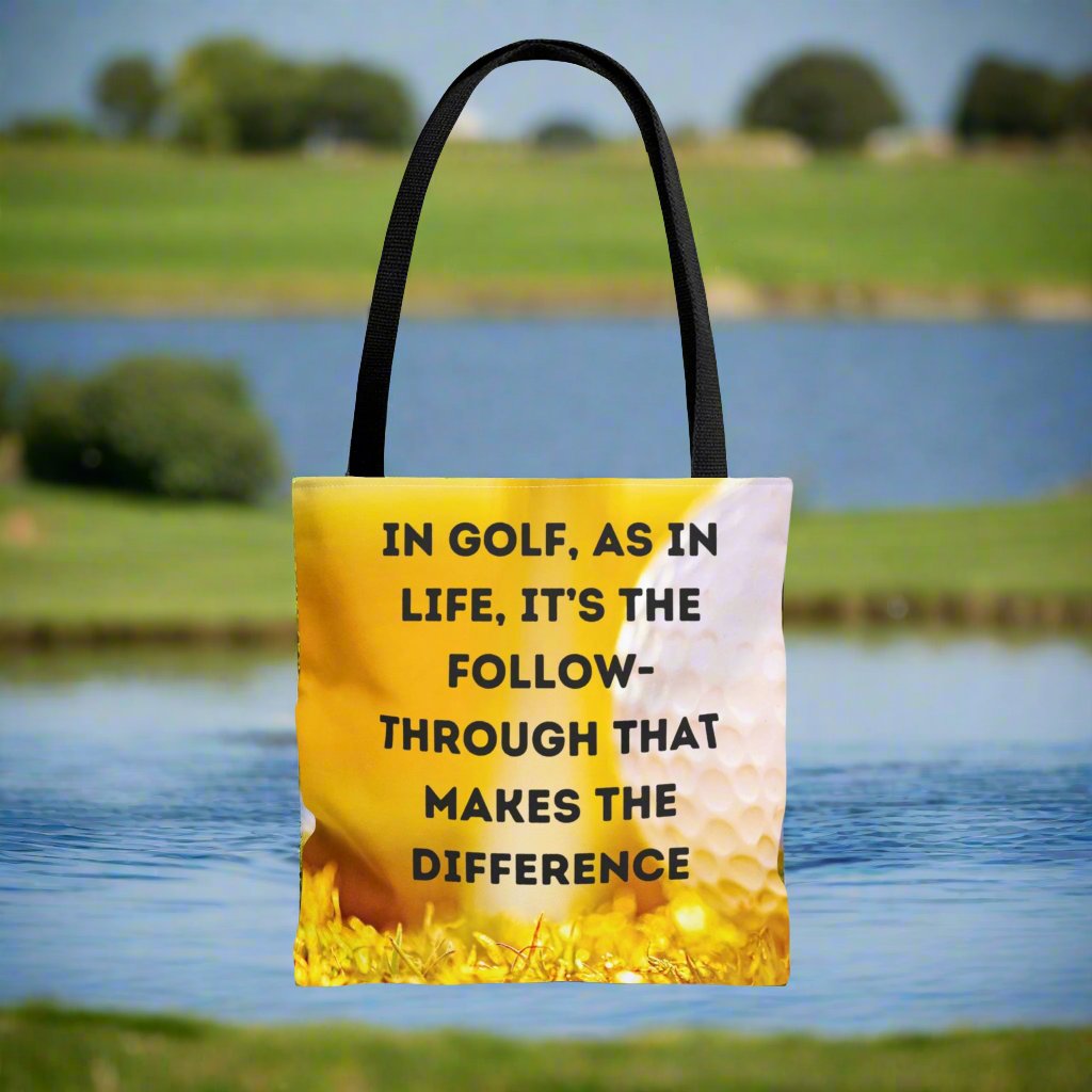 Golf Inspired Tote Bag