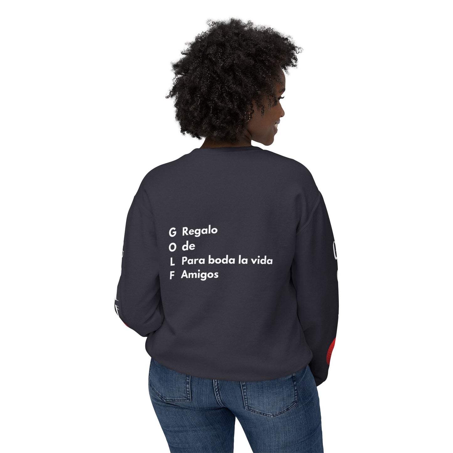 Sudadera unisex ligera con cuello redondo