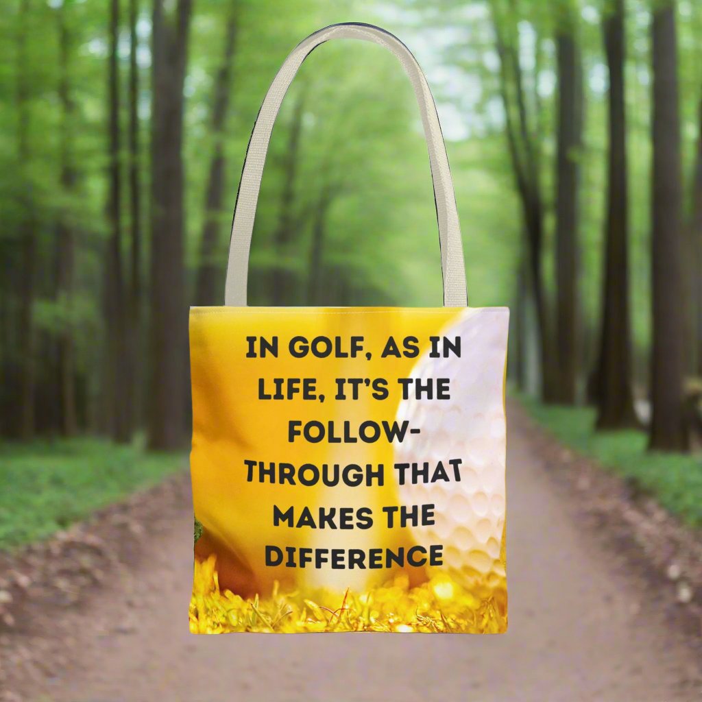 Golf Inspired Tote Bag