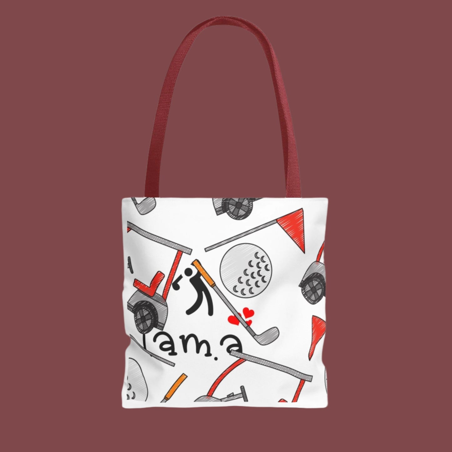 Golf Inspired Tote Bag