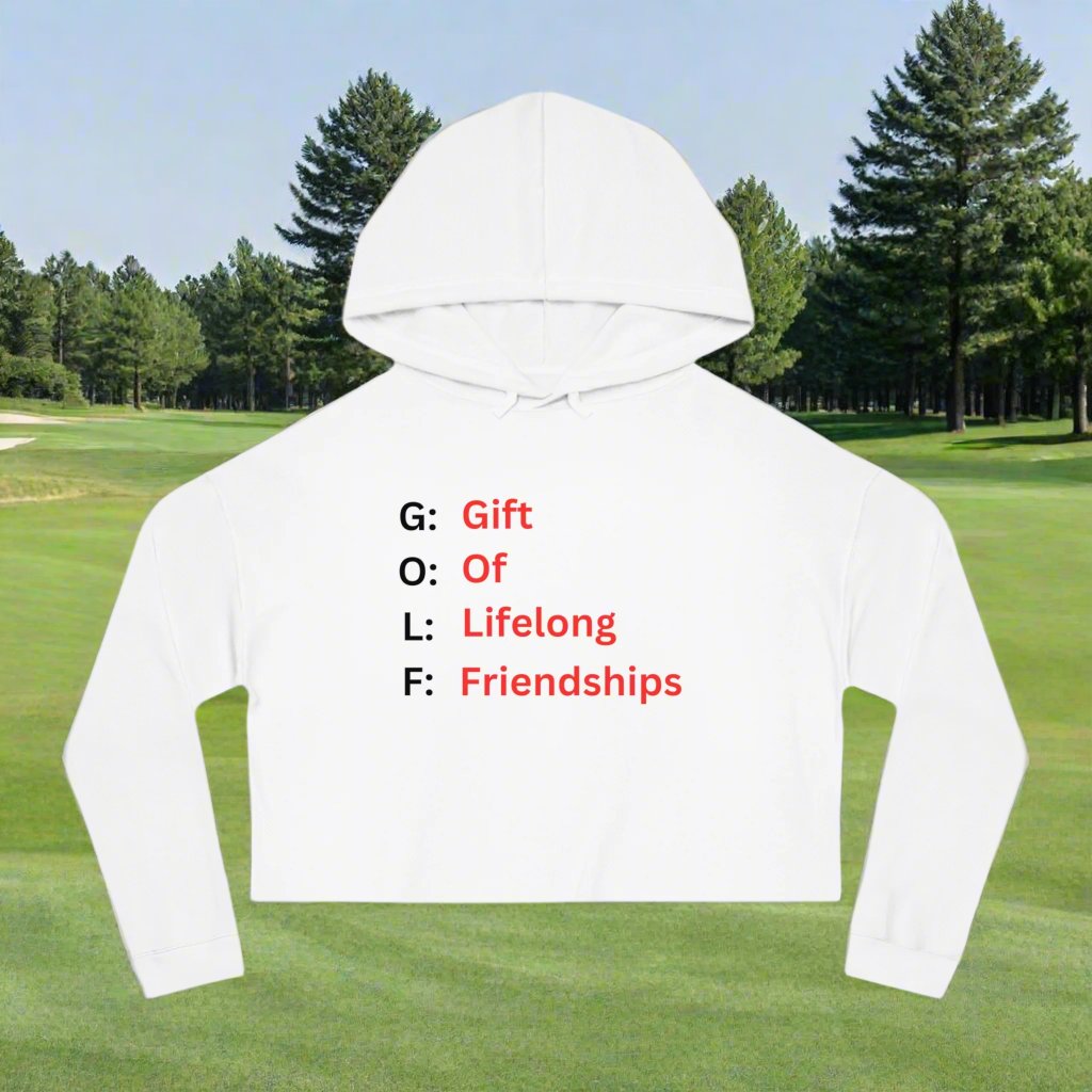 Women’s Golf Cropped Hooded Sweatshirt