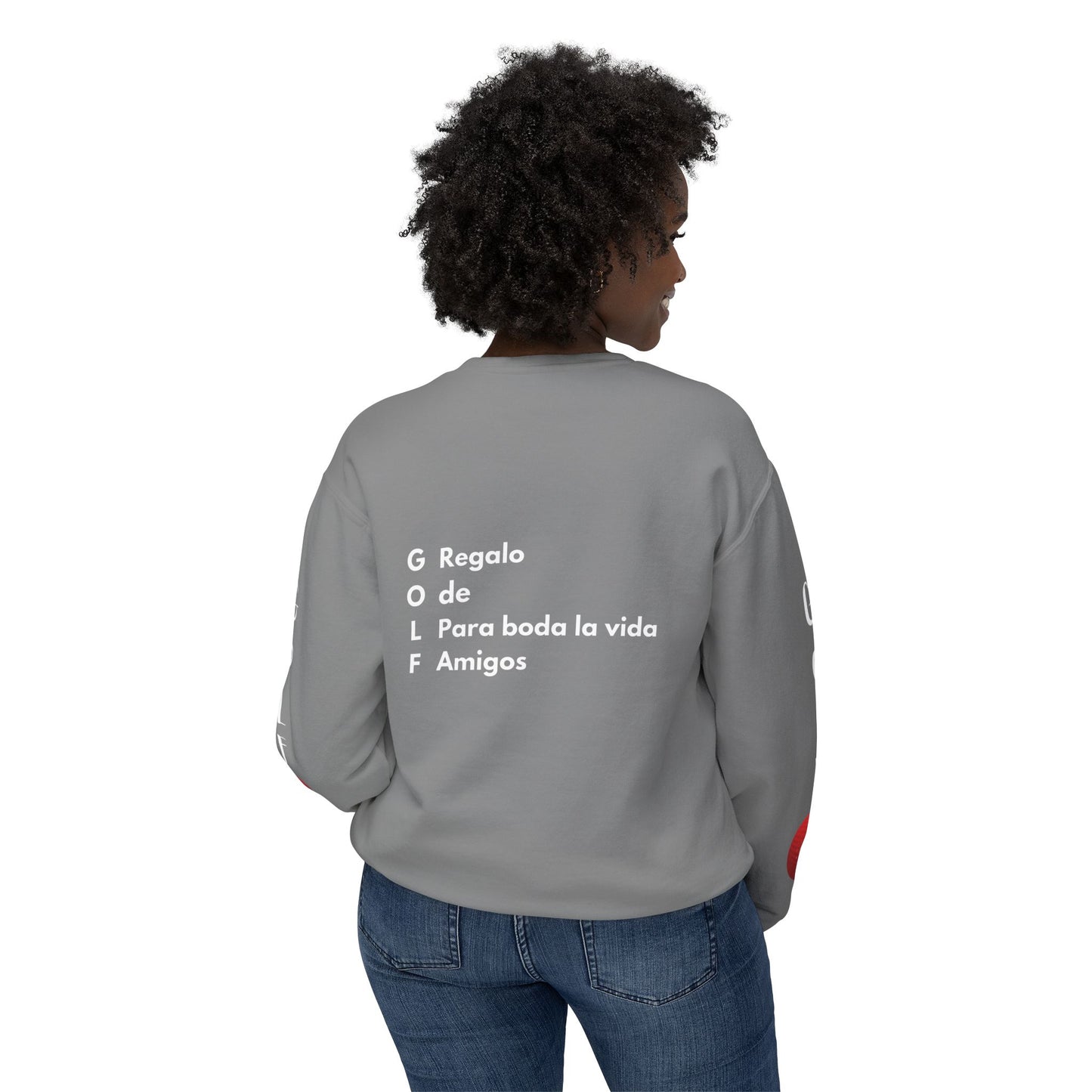 Sudadera unisex ligera con cuello redondo
