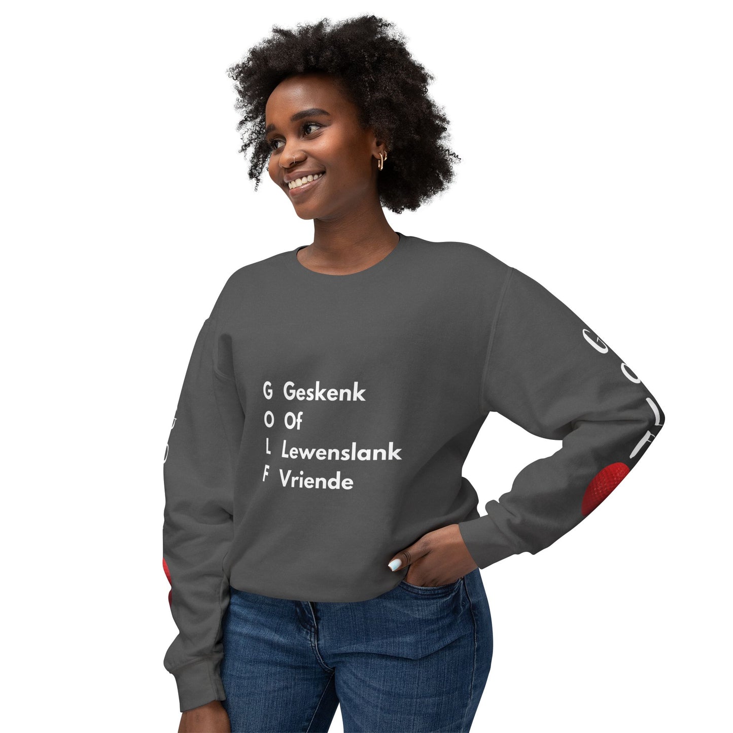 Uniseks Liggewig Ronde-nek Sweetpak