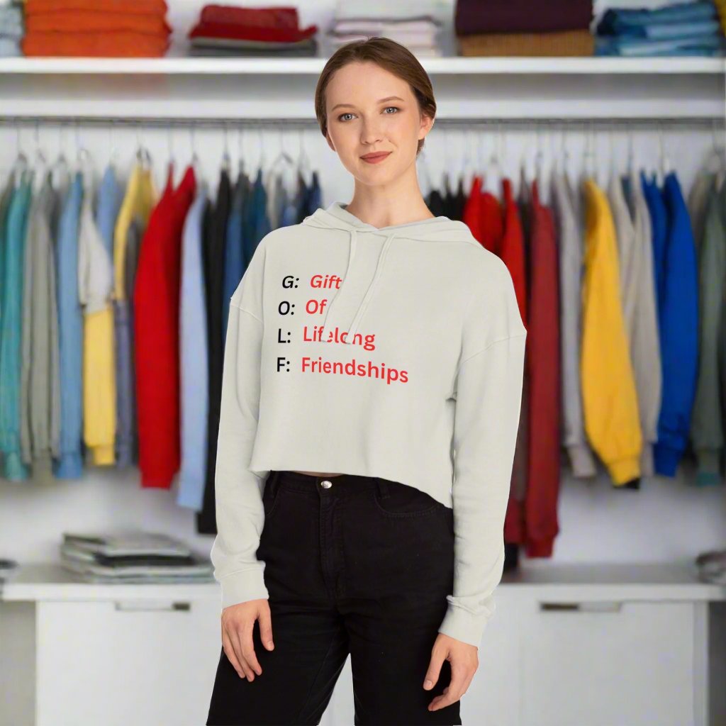 Women’s Golf Cropped Hooded Sweatshirt