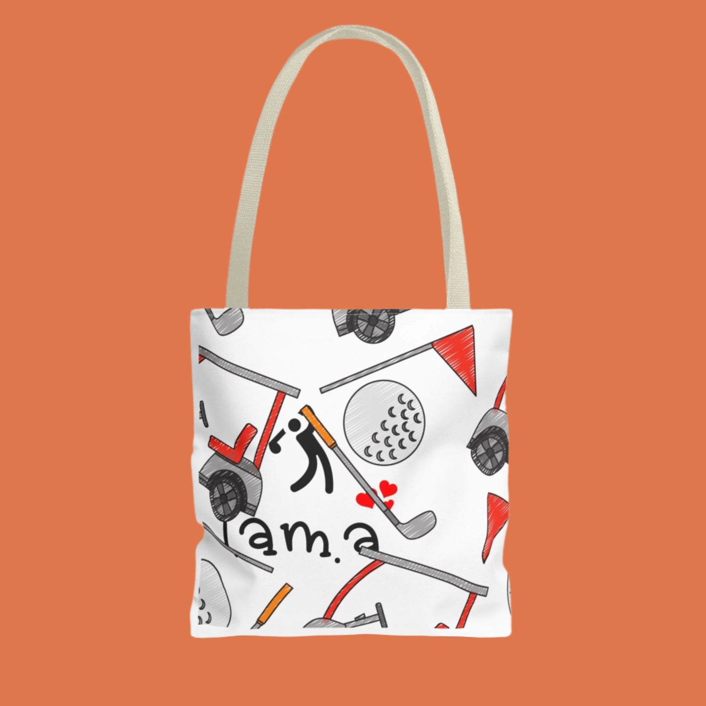 Golf Inspired Tote Bag