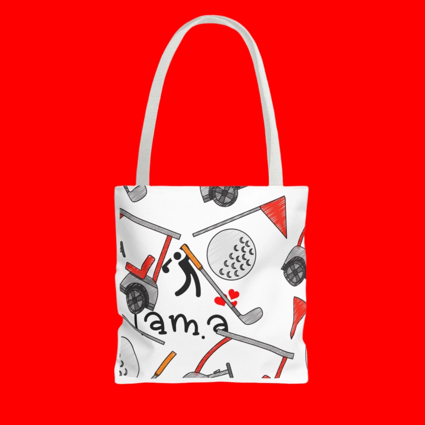 Golf Inspired Tote Bag