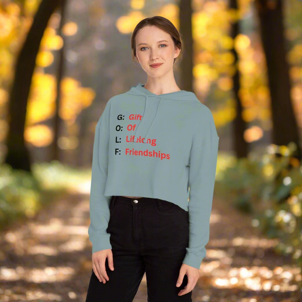 Women’s Golf Cropped Hooded Sweatshirt