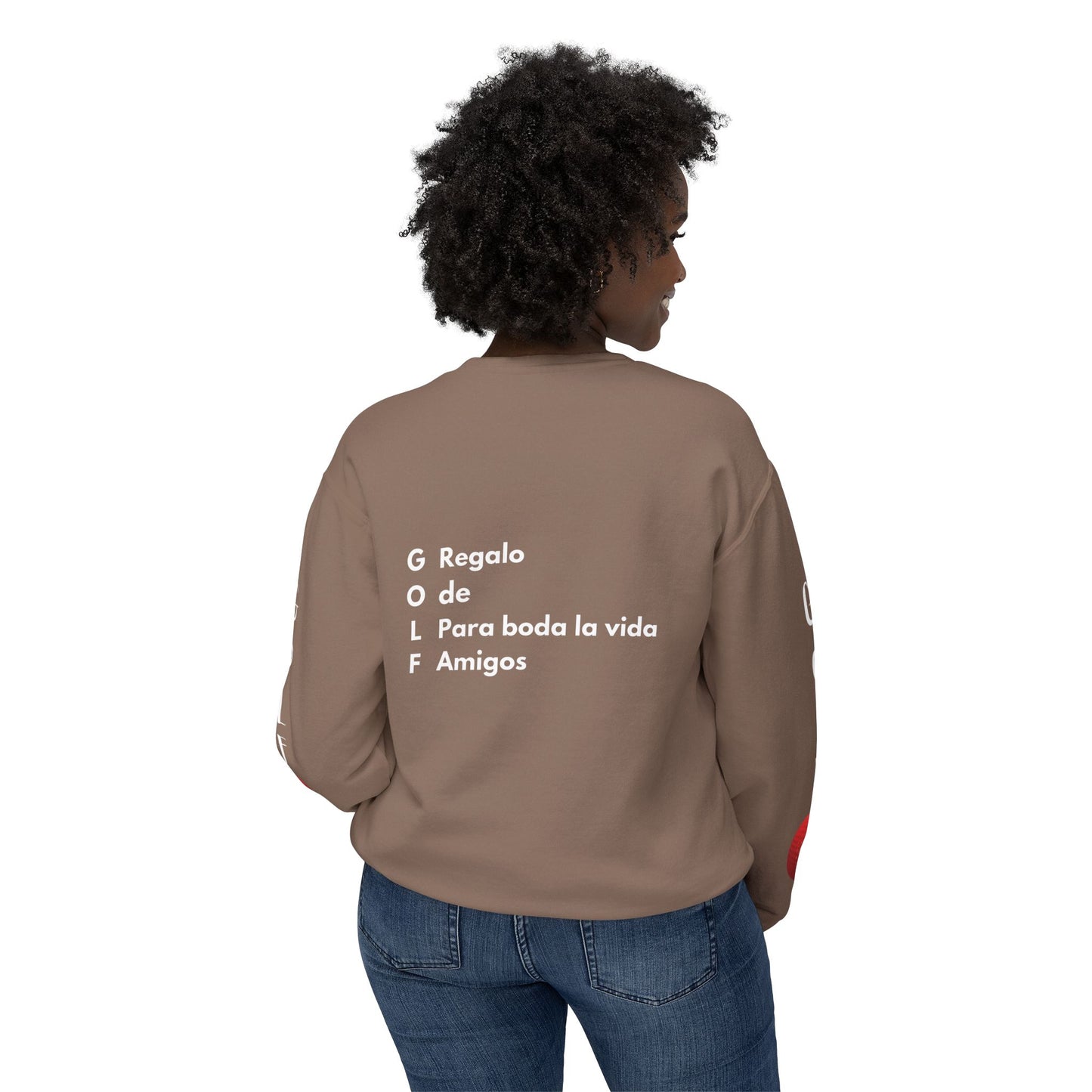 Sudadera unisex ligera con cuello redondo