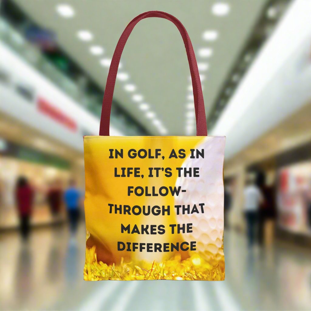 Golf Inspired Tote Bag