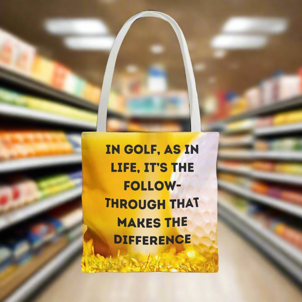 Golf Inspired Tote Bag