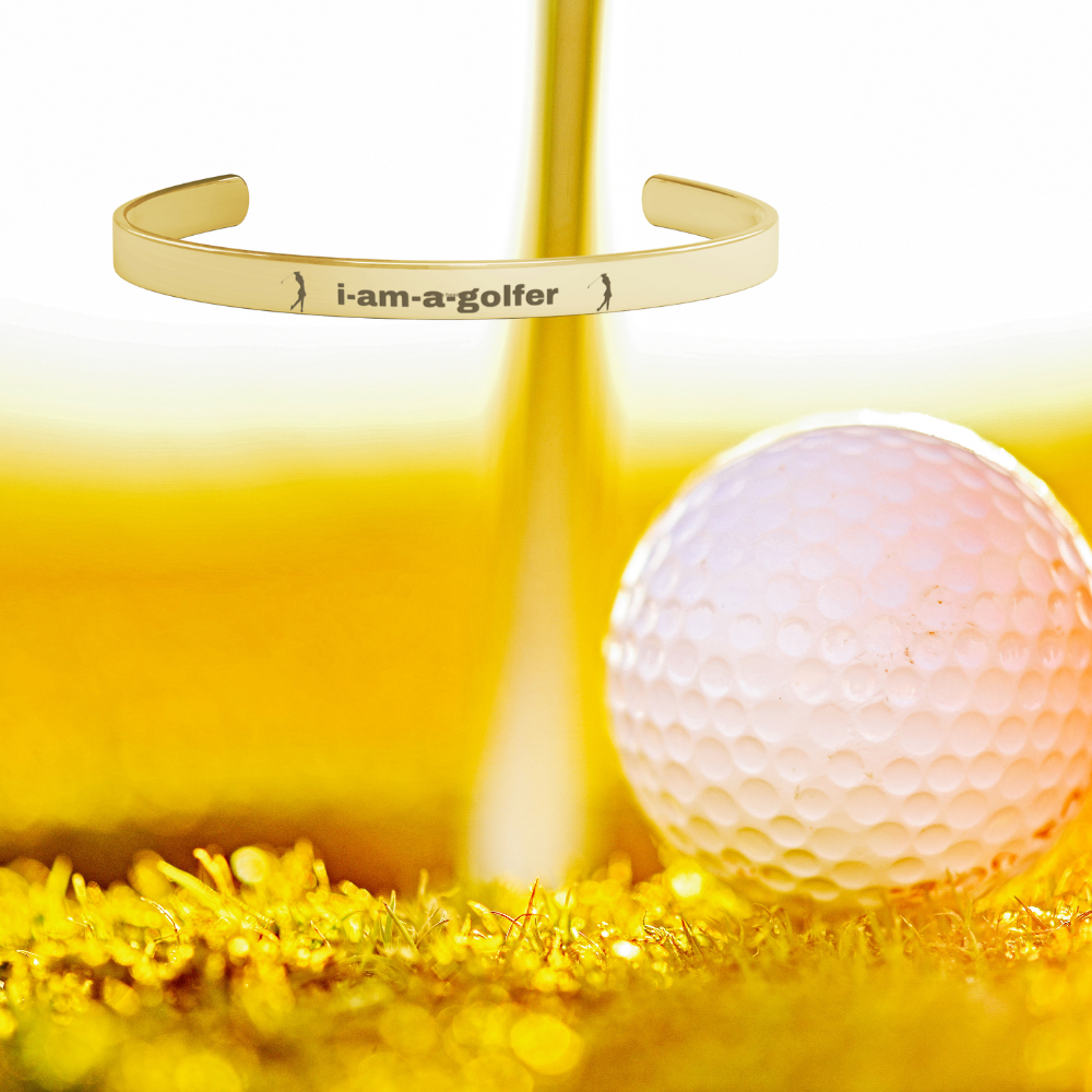 I am a golfer bracelet