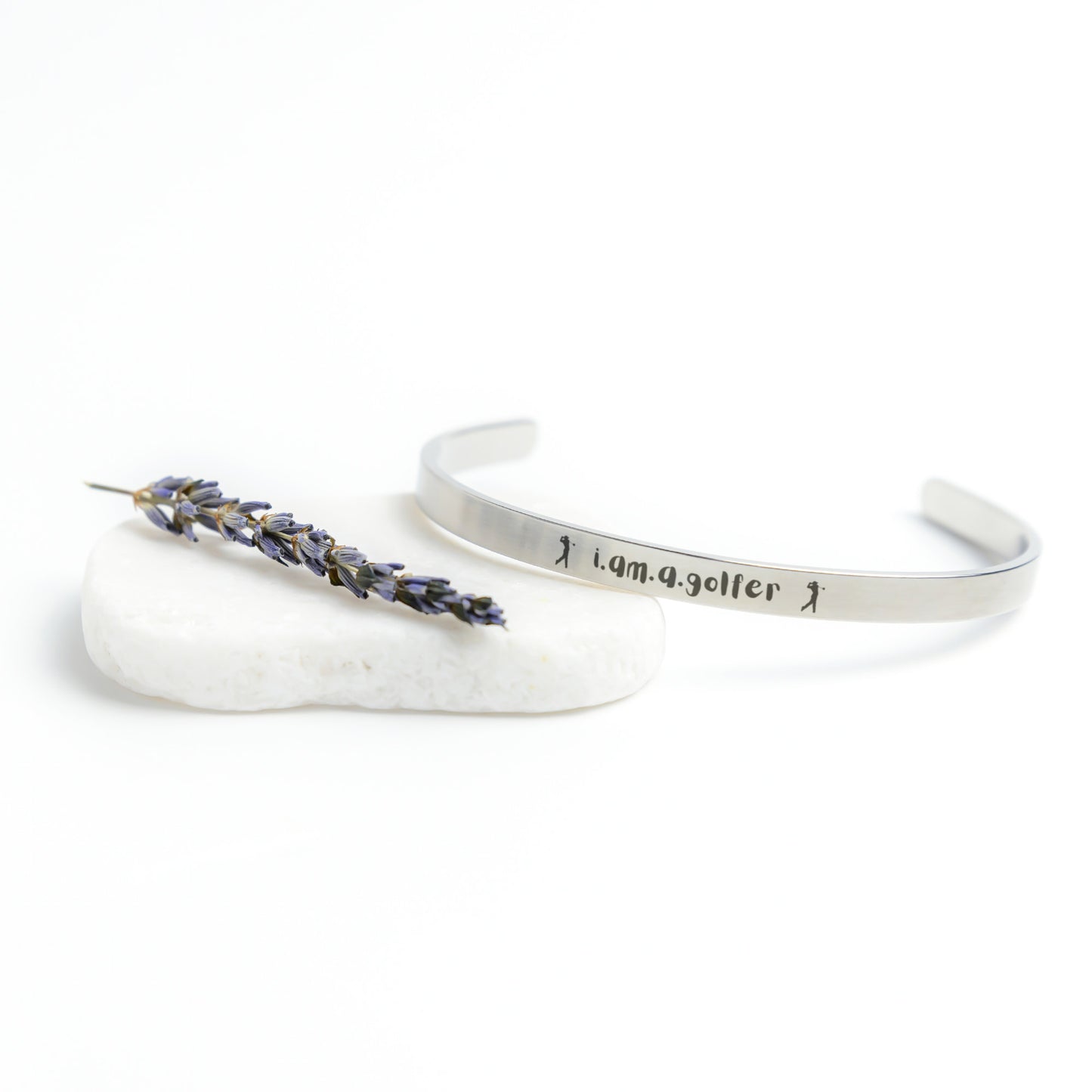 Male Golfer Cuff Bracelet