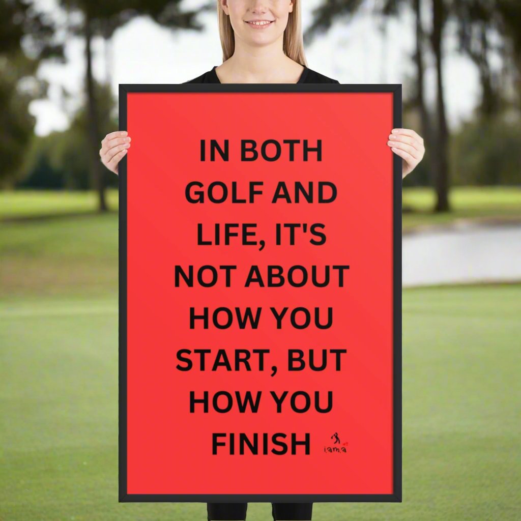 Golf Wisdom Poster