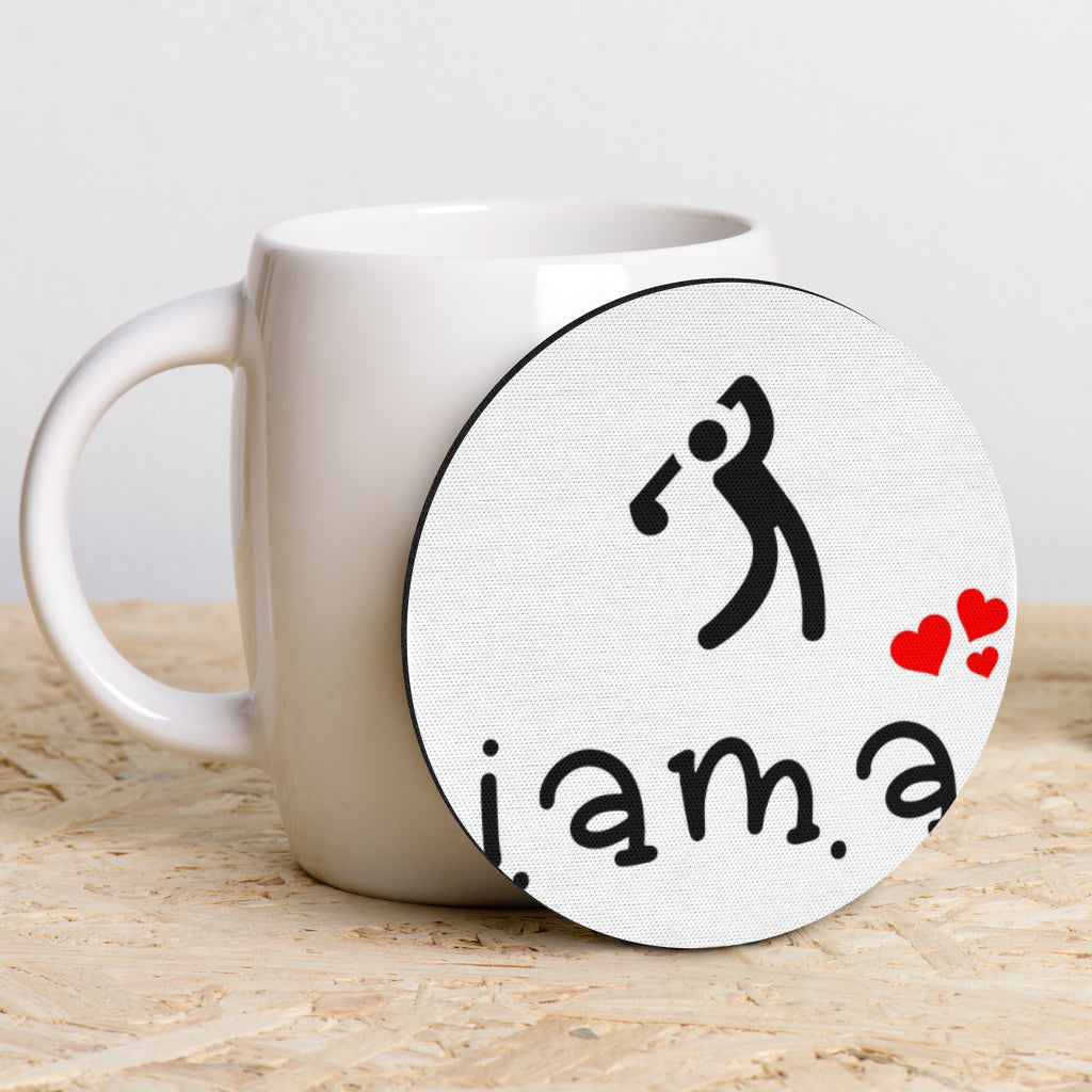I am a golfer Coaster