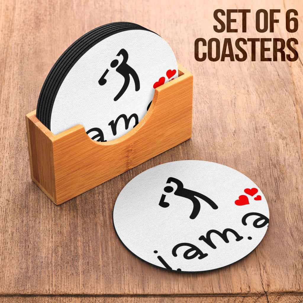 I am a golfer Coaster