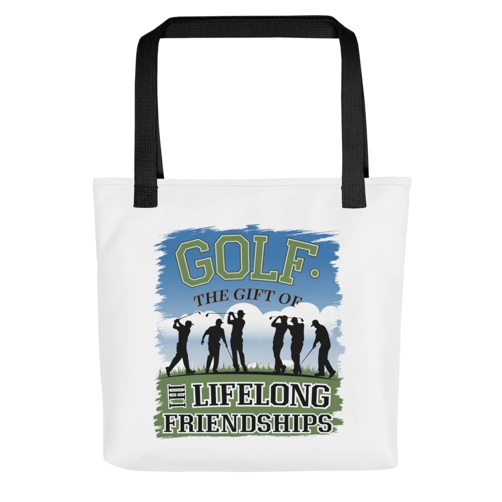 Golf Inspired Tote Bag