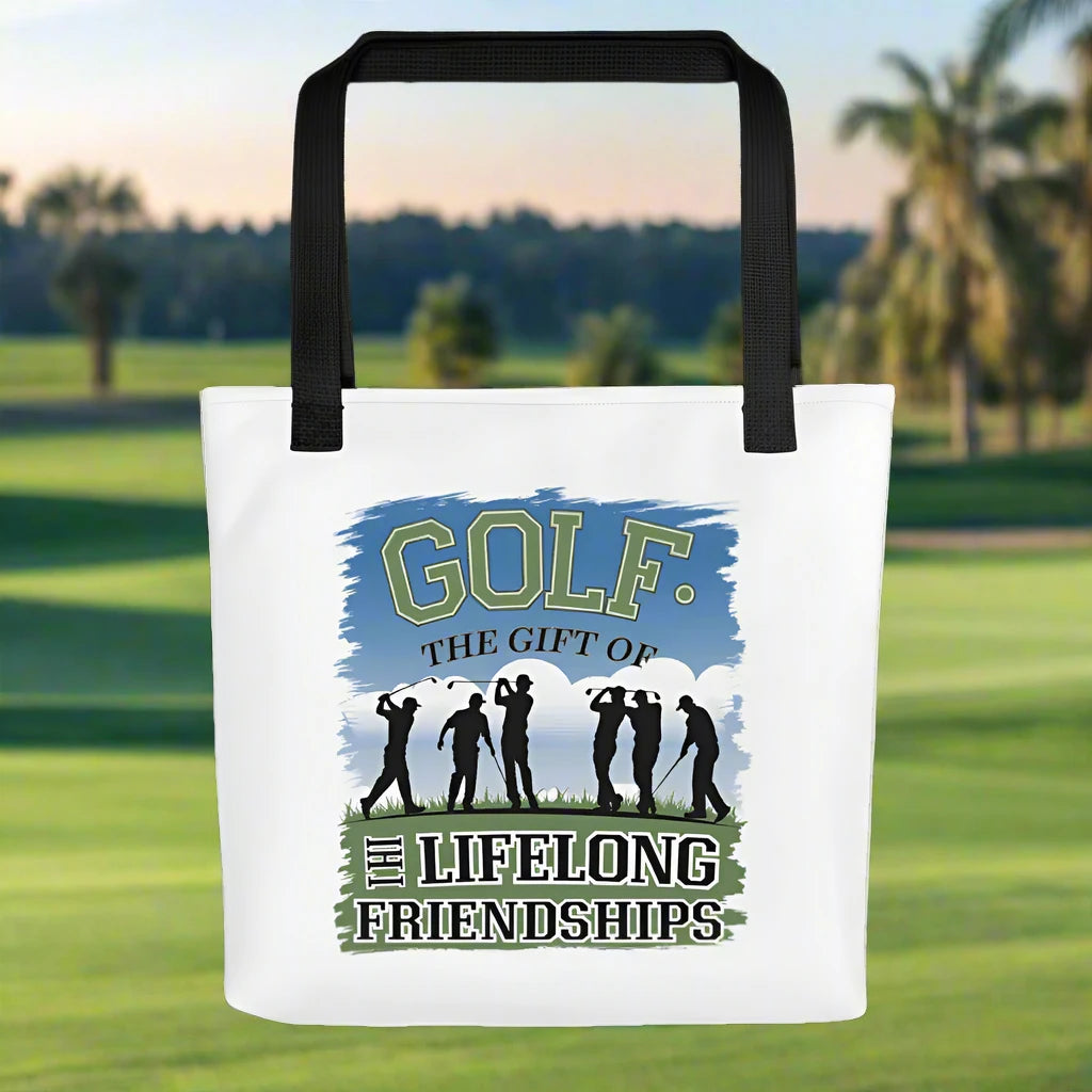 Golf Inspired Tote Bag
