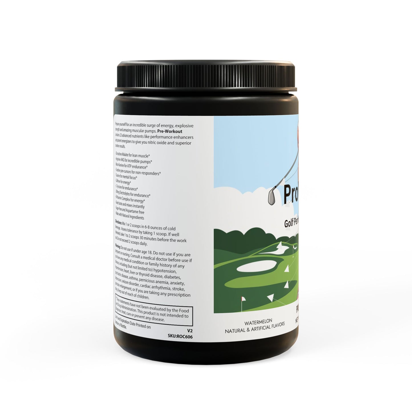 Golf Performance Supplement, Watermelon (300g, 10.58oz)