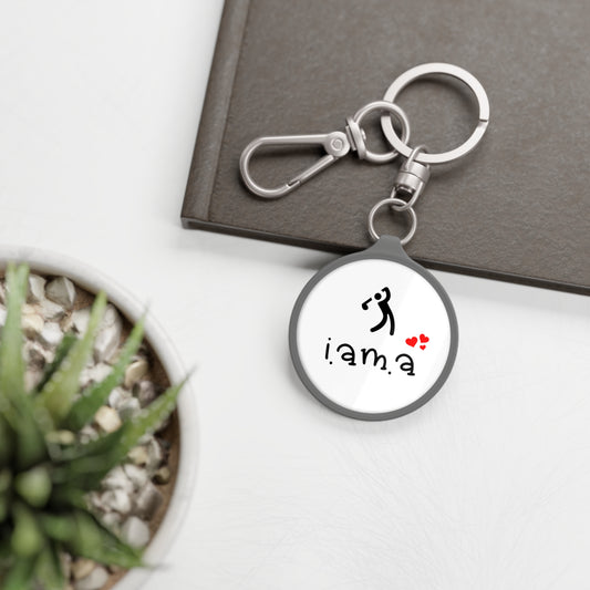 I am a golfer - Key Ring Tag