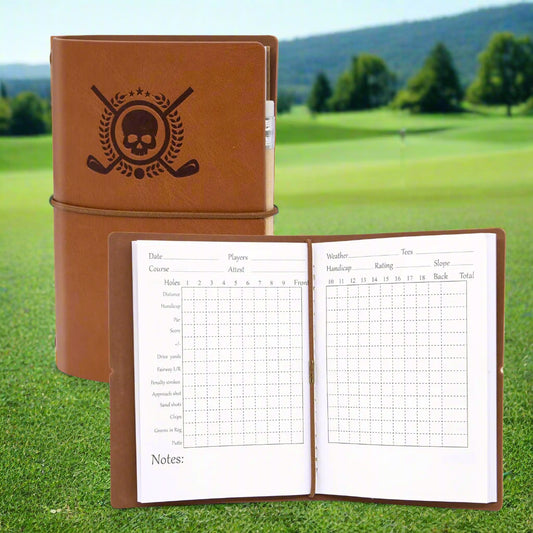Premium Leather Golf Scorebook – Track Every Round in Style